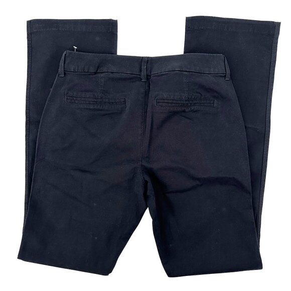 NWOT Old Navy Womens Black Semi-Evasé Cotton Blend Boot-Cut Pants Size 4 - Picture 4 of 10